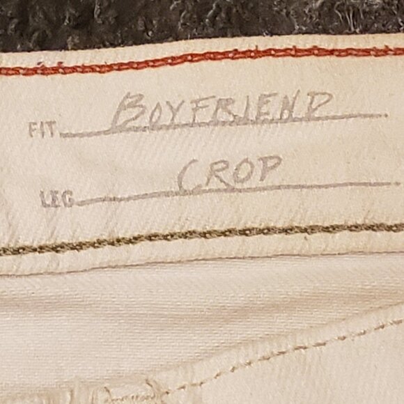 Eddie Bower Boyfriend Crop Jeans, Size:  16 - Picture 11 of 13